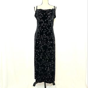 Vintage Y2K Velvet Formal Dress. Worthington. Size 8